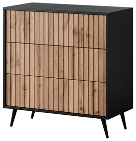Komód Biel B6  (fekete). 1099297