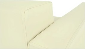 Fotel, textilbőr bézs, HOMKER