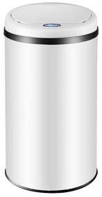 Deuba Érintésmentes hulladékgyűjtő USB-vel 30 L - fehér