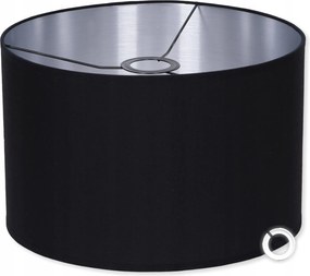 Függő álló lámpabúra Fekete Ezüst 35