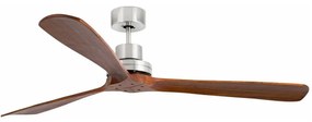 FARO 33464DC-Mennyezeti ventilátor LANTAU XL barna/króm d.168 cm+remote irányítás