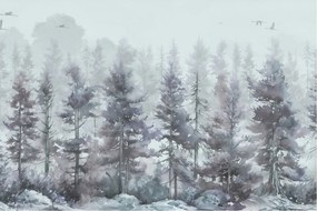 Kép - Fenyőerdő II., akvárium (90x60 cm)