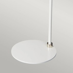 Elstead modern állólámpa balance fehér festett nikkelfény elsbalance-fl-wpn