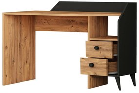 PC asztal Dekube 5 (atlanti fenyő + fekete) . 1095016