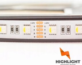 1m Rgbw Led szalag meleg 5050 24V 19,2W Pro 60LED