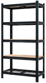 Deuba Regál Premium 180x90x40 cm - fekete