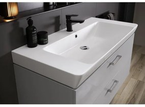 Cersanit S801-338-DSM – LARA 80 cm fehér fali fürdőszobaszekrény mosdóval