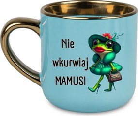 Elegáns bögre "Ne idegesítsd fel anyát" +Béka 400 Kék