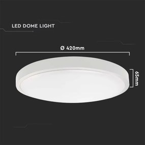 LED kültéri mennyezeti lámpa szenzorral LED/30W/230V 4000K IP44 fehér