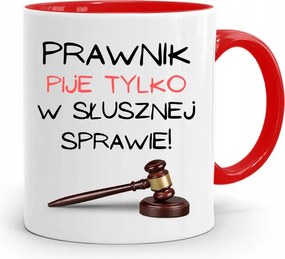 Piros Ügyvéd Bögre Iszik A Jó Ügyben fényképes nyomattal