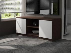 TV asztal Darian (wenge + fehér). Akció -13%. 1068682