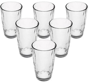 Bormioli Rocco Kaleido 6 darabos pohár szett, long drink 370 ml, 370 ml