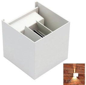 LED Kültéri fali lámpa 2xLED/3W/230V IP54 fehér