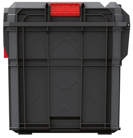 Szerszámtáska A, 40,7 cm, szorítórudak, fekete