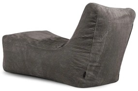 Kék kordbársony babzsákfotel Lounge – SLOWDOWN