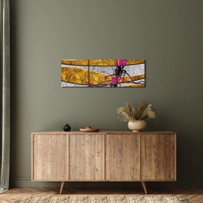 Az absztrakció képe (órával) (90x30 cm)