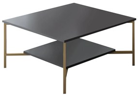 Dohányzóasztal Golden (antracit + fekete). 1072948