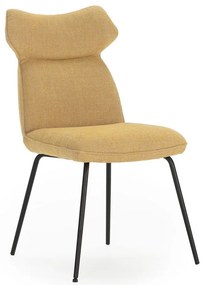Mustársárga étkezőszék szett 2 db-os Dara – Marckeric