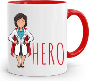 Piros Bögre Dr. HERO-nak, fényképes nyomattal