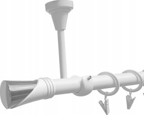 Mennyezeti Függönykarnis Fehér 19mm Vega 320cm csendes