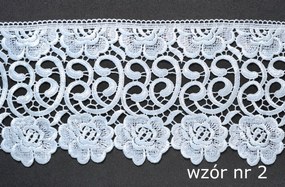 Gipsz Csipke Függöny Asztalterítő 20cm, Tekercs 28mb.