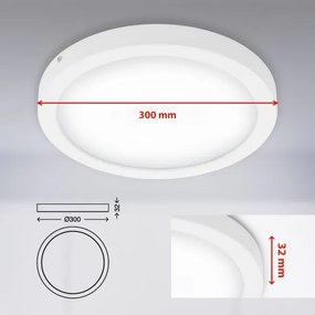 Briloner 7141-416 - LED Mennyezeti lámpa FIRE LED/21W/230V