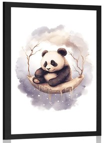 Plakát álmodozó panda