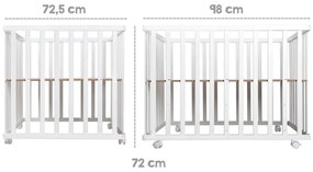 Fehér járóka 100x75 cm Roba style – Roba