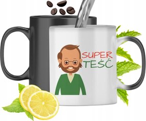 Mágikus Bögre Apósnak Színváltós, fényképes nyomattal