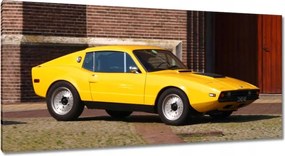 Vászonkép 115x55 Sárga sportautó
