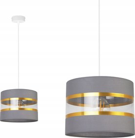 Mennyezeti Lámpa Lógó Csillár Glamour Lámpabúra Szimpla Szürke-arany