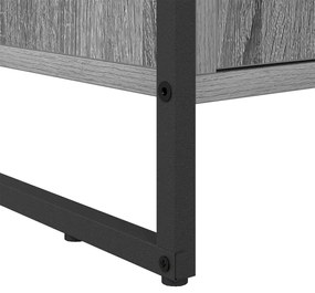 Cipőszekrény tárolóval Szürke Sonoma 79 x 36 x 100 cm Faanyag