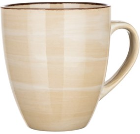 Banquet PALAS 6 db-os kerámia bögre készlet, 400 ml, krém