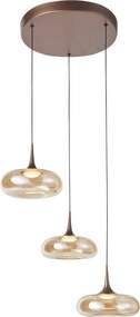 Italux modern függeszték tenele réz itxpnd-24028-3a-copp