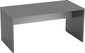 Íróasztal, grafit/féher, RIOMA NEW TYP 16