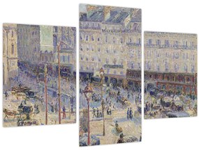 Kép - Camille Pissarro, The Place du Havre, reprodukciók (90x60 cm)