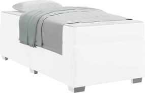 vidaXL Ágykeret matracmal Fehér 80 x 200 cm szövet