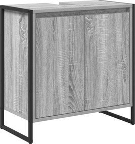vidaXL Fürdőszoba Székény Szürke Sonoma 60 x 30 x 60 cm Faanyag