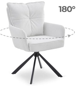 Forgó Étkező/Tárgyaló Krém Színben. CITY