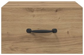 vidaXL Éjjeliszekrény fiókkal Művészi tölgy 35 x 35 x 20 cm Faanyag