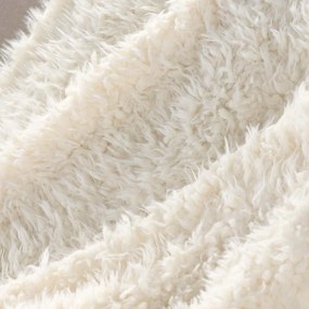 Fehér műszőrme takaró 125x150 cm Mouton – douceur d'intérieur