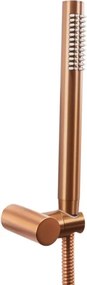 REA-B1115 - LUNGO kádcsaptelep készlet, szálcsiszolt vörösréz