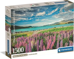Új-Zéland Lake Tekapo 1500 db-os compact puzzle Clementoni