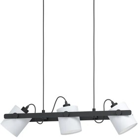 Eglo 43426 - Csillár zsinóron HORNWOOD 1 3xE27/28W/230V
