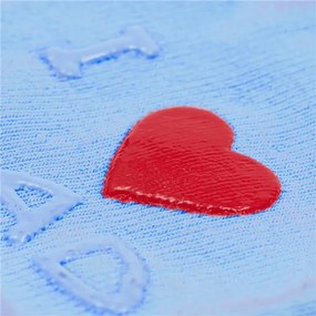 Gyermek térdvédő New Baby ABS-el I Love Mum and Dad kék