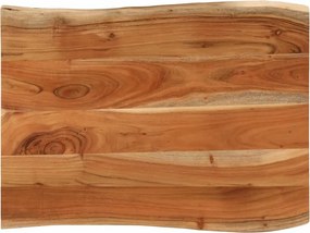 vidaXL tömör akácfa téglalap alakú asztallap 90x60x2,5 cm