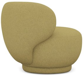 Mustársárga fotel Hina – Makamii