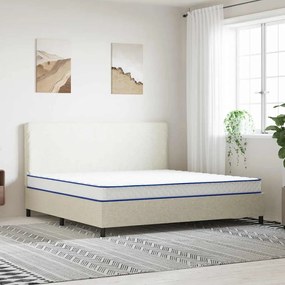 fehér memóriahabos matrac 200 x 200 x 17 cm