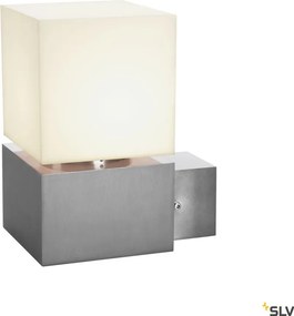 SLV 1000336 SQUARE Modern Kültéri Fali Lámpa Rozsdamentes Acél E27 IP44