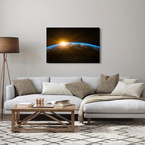 A Föld bolygó képe az űrből (90x60 cm)